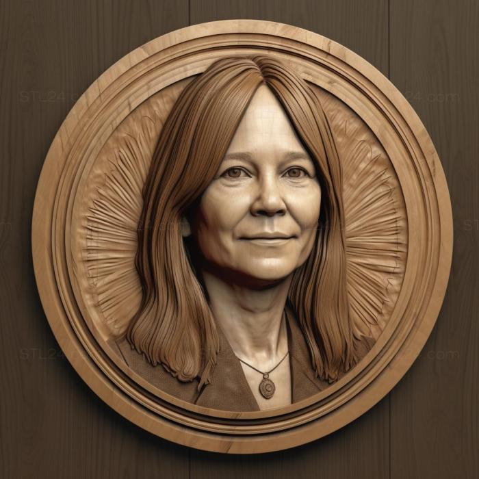Famous (Mary Barra 1, 3DFMS_6820) 3D models for cnc